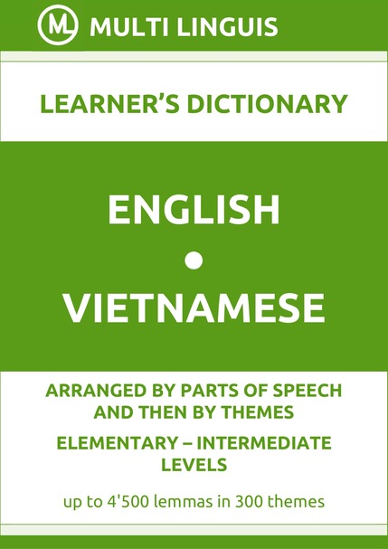 English-Vietnamese (PoS-Theme-Arranged Learners Dictionary, Levels A1-B1) - Please scroll the page down!